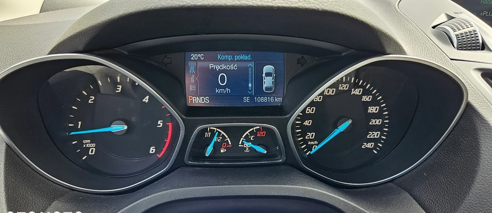 Ford Kuga cena 55000 przebieg: 108000, rok produkcji 2014 z Krajenka małe 154